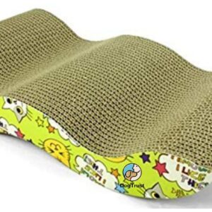 Home cat scratch pad with catnip – eco friendly corrugated board