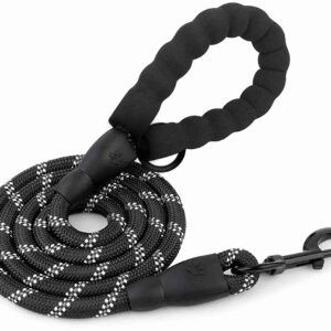 Home adjustable pet leash – strong nylon with soft handle